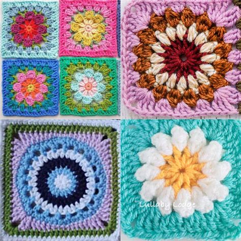 unusual granny square patterns|crochet large granny square patterns.